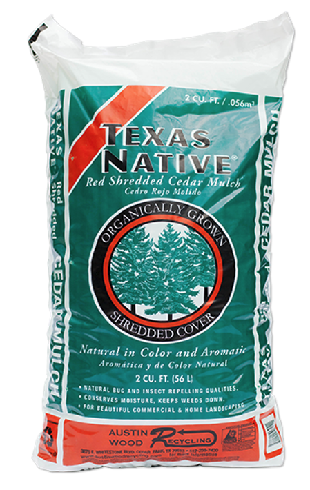 Texas Native Cedar Mulch (2 cu. ft.)