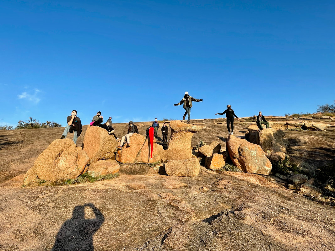 Troop 258 and Troop 358 at Enchanted Rock
